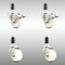 Service Caster 3 Inch 316SS Nylon Swivel 1-3/8 Inch Expanding Stem Caster Lock Brake SCC, 2PK SCC-SS316TTLEX20S314-NYS-2-S-2-138 - alternate 1